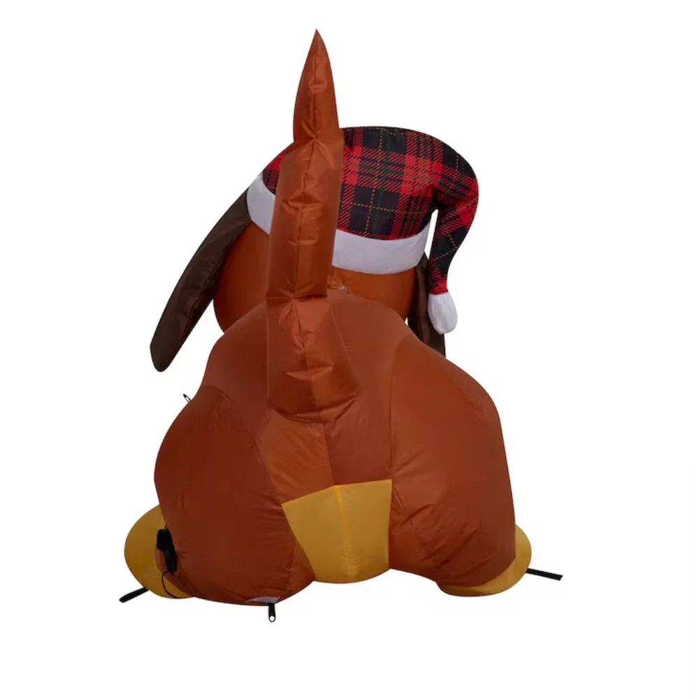 Holiday Living 3.5' Puppy Dog‎ Airblown Inflatable Lighted LED Christmas Decor